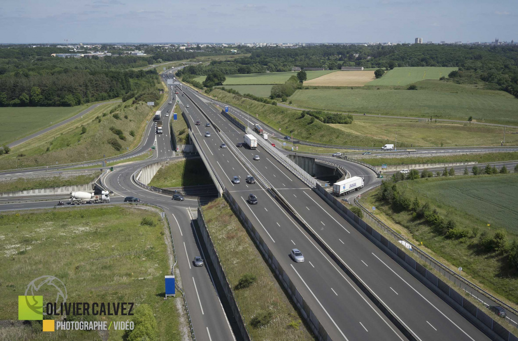 CORPORATE - VINCI AUTOROUTES - COFIROUTE - CONTOURNEMENT D'ANGERS NORD - PROJET DE PASSAGE À 3 VOIES  - Photos par Olivier Calvez - Photographe de communication